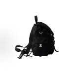 PRADA Explore Explore Enamel triangular metal logo backpack for both men and women, black couple style